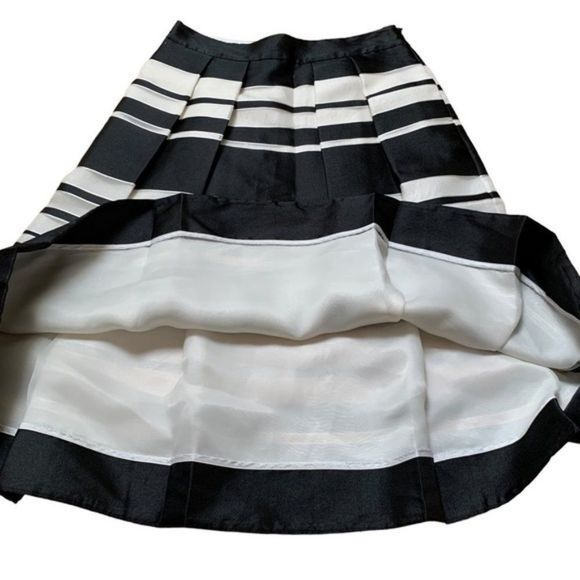 Kate Spade New York Cape Stripe Organza Skirt - Picture 4 of 9
